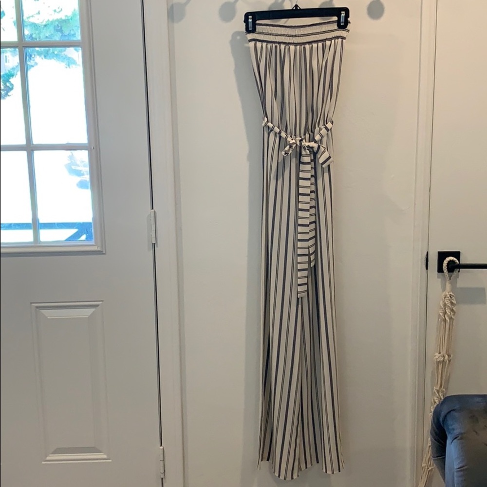 Strapless jumpsuit